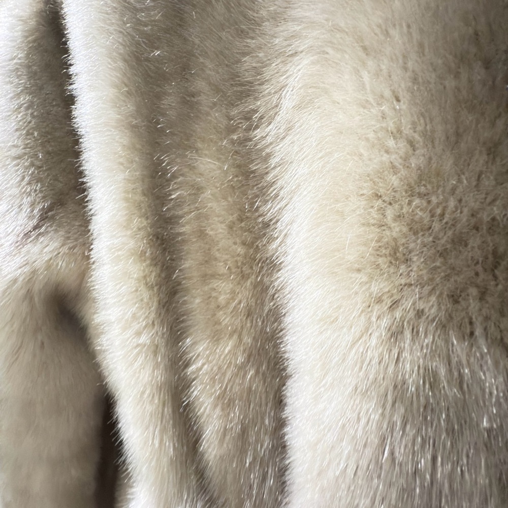 Women's Cream Teddy Jacket - Picture 3 of 14